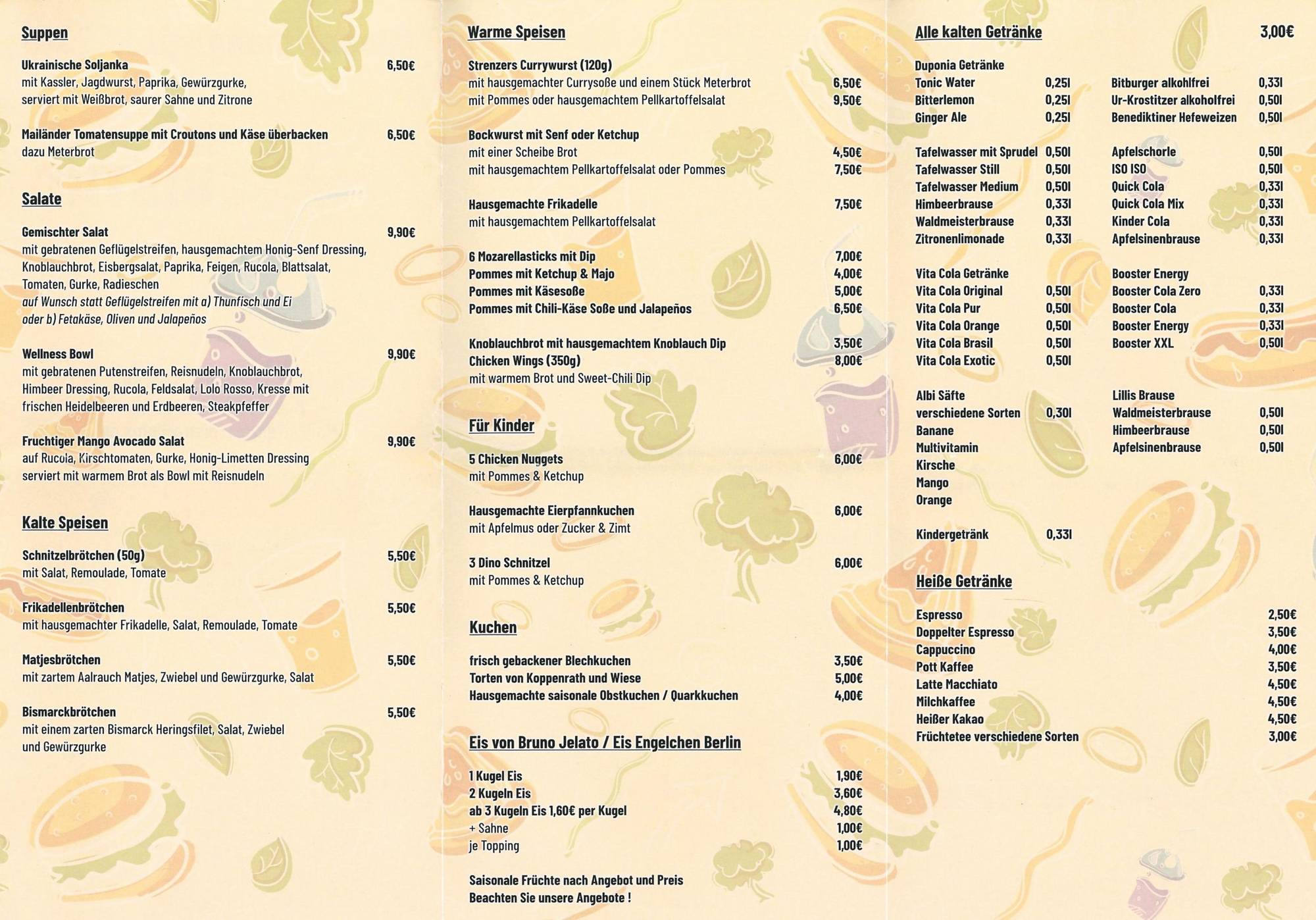 Solequell-Speisekarte [(c)Solequell-Gastronomie]