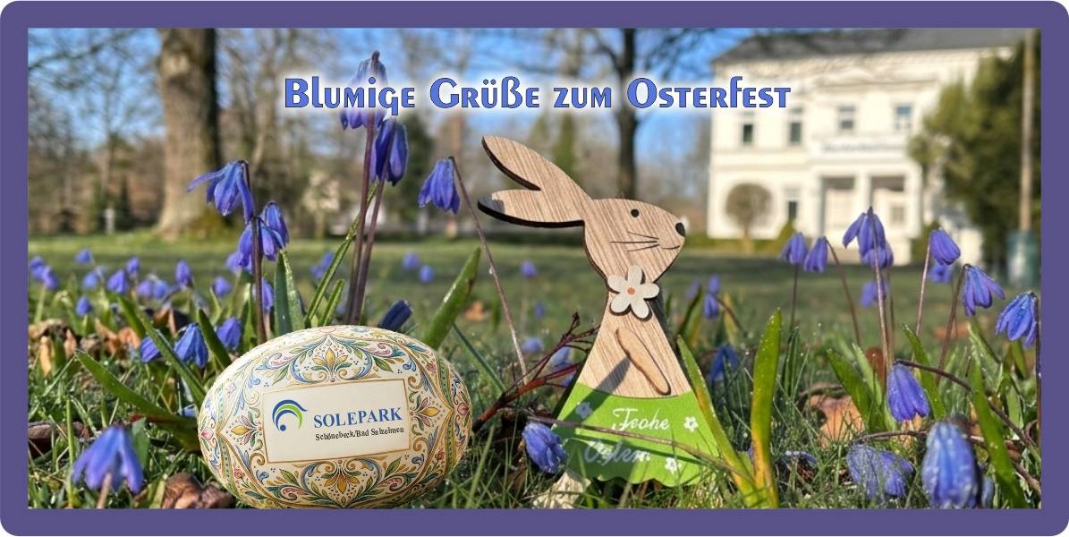 Frohe Ostern wünscht der SOLEPARK.