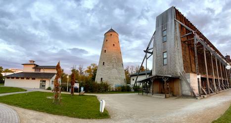 Kunsthof an einem herbstlichen Morgen