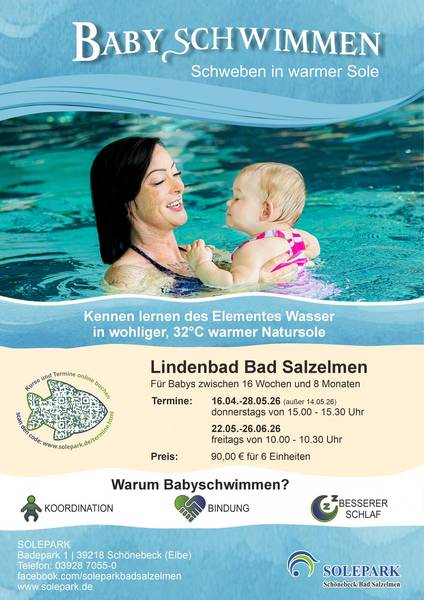 Babyschwimmen im Lindenbad