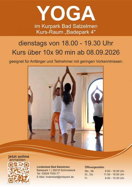 Yoga-Kurs ab 06.09.2026