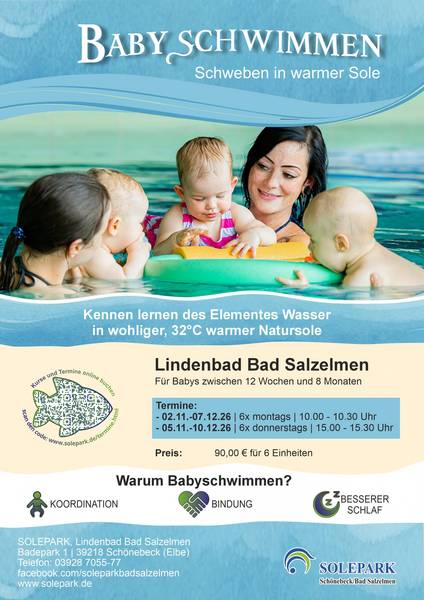Kursangebot vom Lindenbad Bad Salzelmen