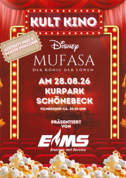 Kultkino im Kurpark "Mufasa"