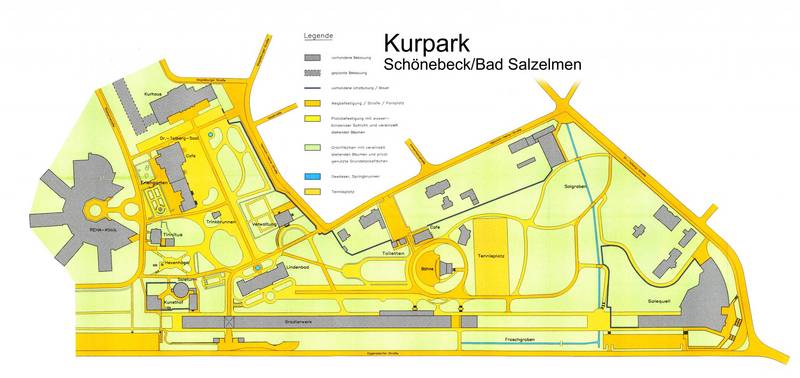 Lageplan des Kurparks © SOLEPARK