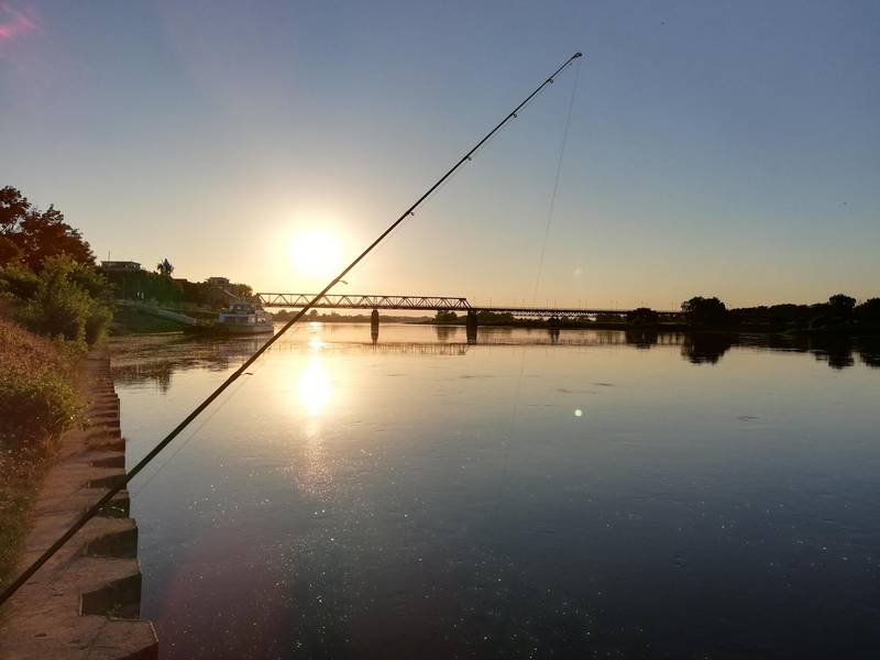 Angeln an der Elbe © Stadt Schönebeck