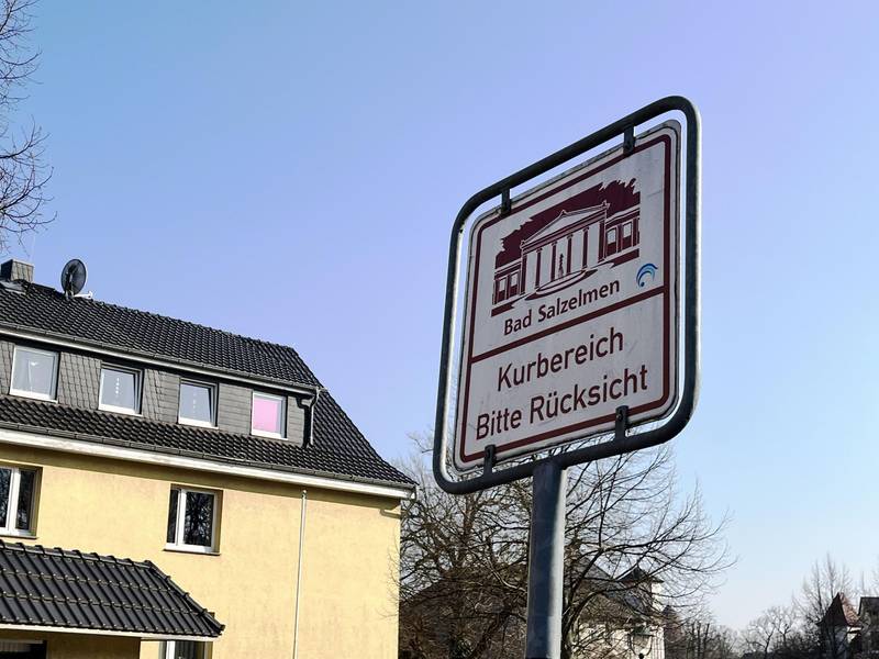 Ausschilderung Kurgebiet © SOLEPARK