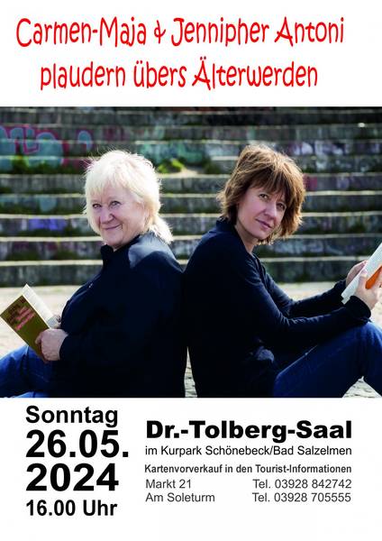 Lesung mit Carmen-Maja & Jennipher Antoni im Dr.-Tolberg-Saal