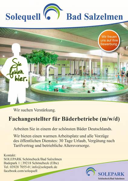 Wunderbar Solequell Bad Salzelmen Angebote Bild