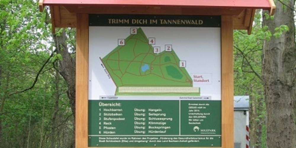 Kurpark Tannenwäldchen "Trimm dich Pfad"