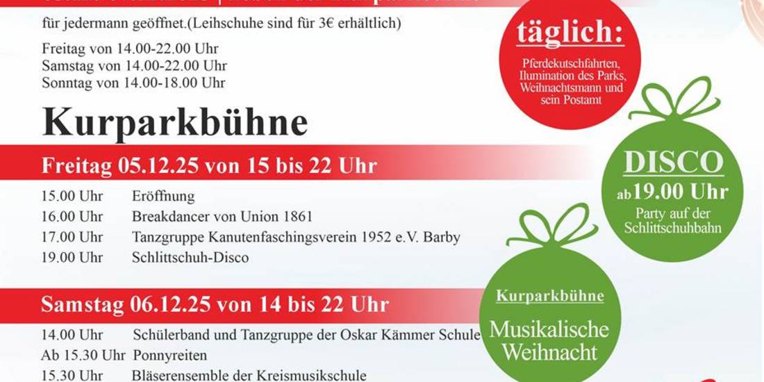 Advent im Park 2025 © SOLEPARK