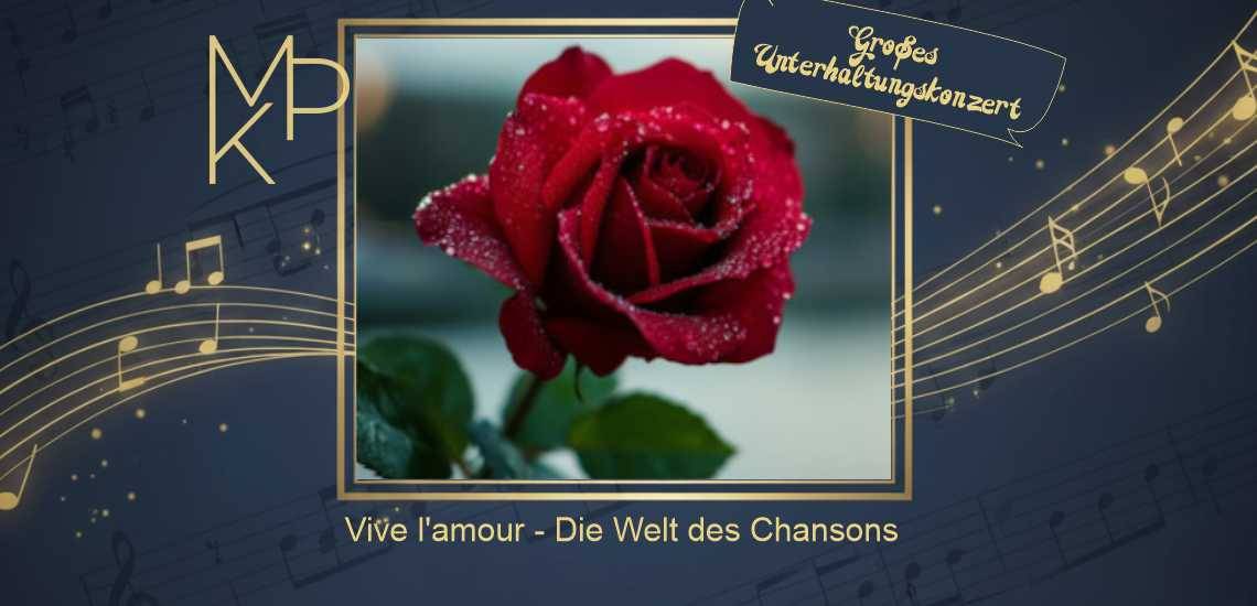 Vive l'amour - Die Welt des Chansons KONZERT Mitteldeutsche Kammerphilharmonie Schönebeck