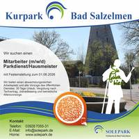 Hausmeister im SOLEPARK gesucht