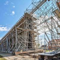 Baustelle am Gradierwerk.