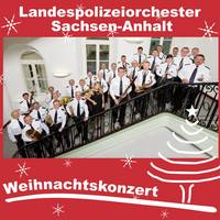 Das Landespolizeiorchester gibt ein Weihnachtskonzert. © Solepark plakat lpo weihnachten 2022