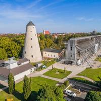 Luftaufnahmen Gradierwerk Drohne Soleturm Kunsthof