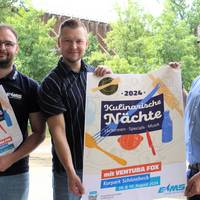 Werbung für die Kulinarischen Nächte im Solepark. © Stadt Schönebeck (Elbe) kulinarischenacht