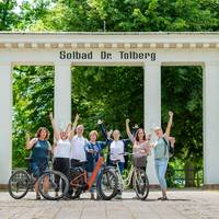 Stadtradeln geht in die nächste Runde. © Solepark Teamfoto von 2024: v.L.n.R Jessika Rogat, Sissy Krabbes, Kay Kubick, Sibylle Schulz, Daniela Bieniek, Susanne Hofmann und Karin Friedrich