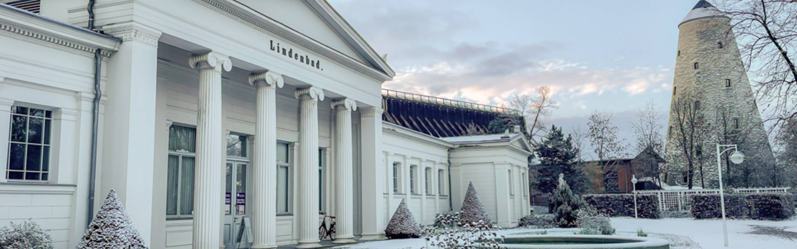 Lindenbad im Schnee ©SOLEPARK Lindenbad im Schnee