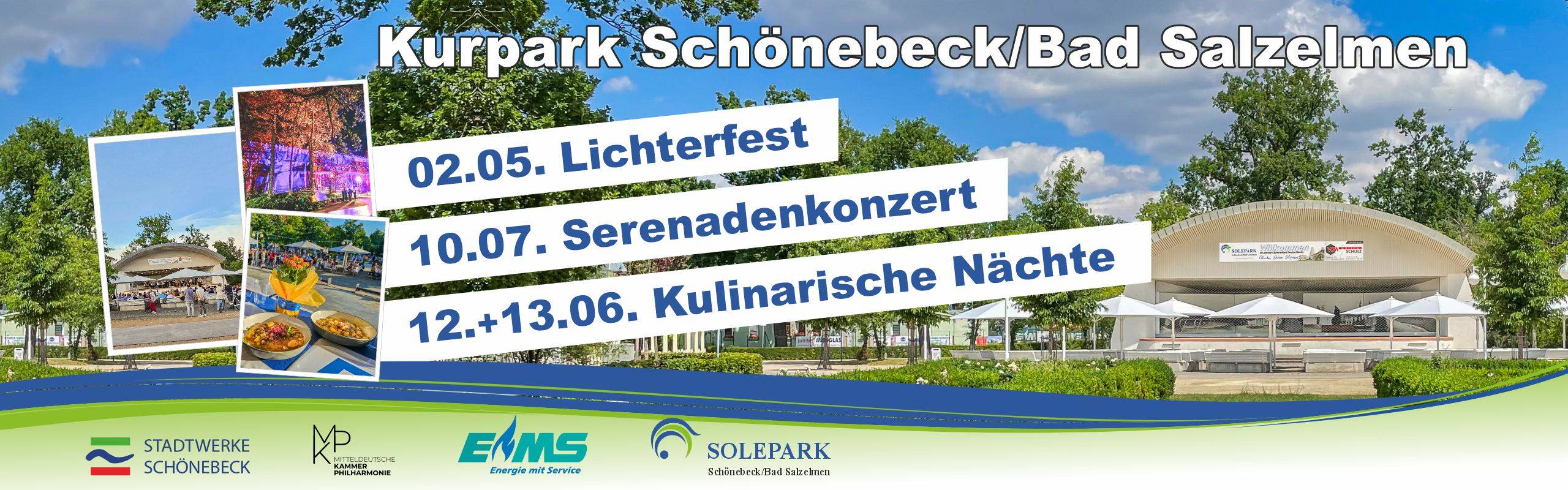 Open air Veranstaltungen im Kurpark 2026 ©SOLEPARK Open air Veranstaltungen im Kurpark 2026