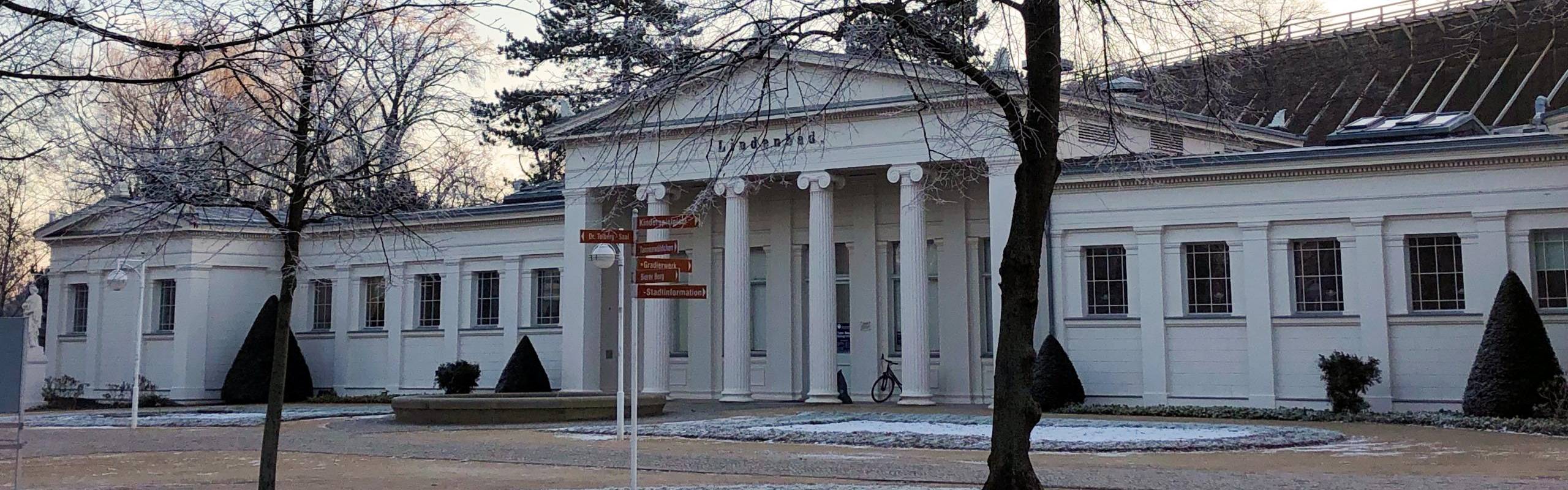 Lindenbad bei frostigen Temperaturen