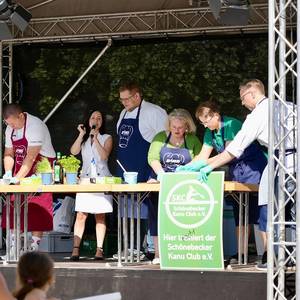Kochduell 2025 zwischen SG Lok Schönebeck  und 1. Schönebecker Kanu-Club