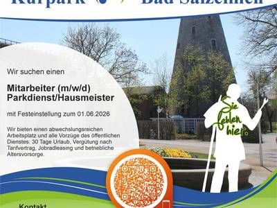 Hausmeister im SOLEPARK gesucht © SOLEPARK Hausmeister im SOLEPARK gesucht