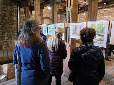 Ausstellung "Farbnfluss im Soleturm"