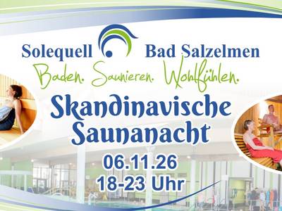 Solequell: Saunanacht © SOLEPARK Solequell: Saunanacht