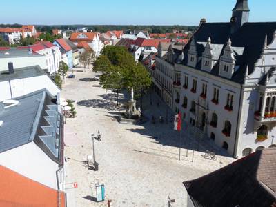 Marktplatz vom Salzturm