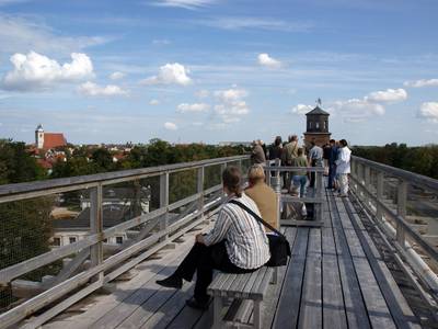 Gästeführung auf dem Gradierwerk