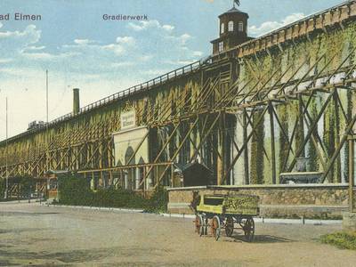 historische Postkarte vom Gradierwerk