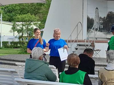 1 Organisatorinnen des Inklusionssportfestes waren die Mitarbeiterinnen der Paritätischen Selbsthilfekontaktstelle Salzlandkreis