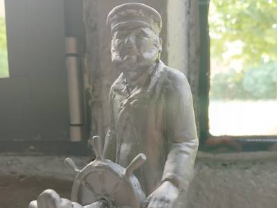 Der Fährmann - Skulptur © Sandra Sambleben