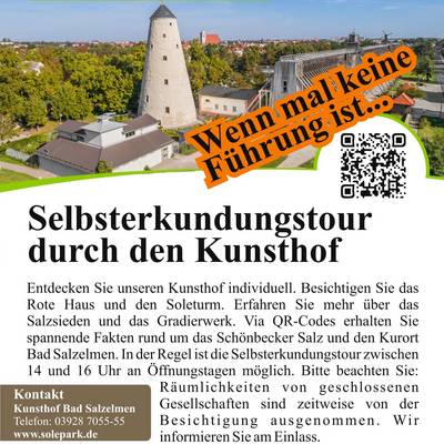 Plakat Kunsthof QR-Rundgang