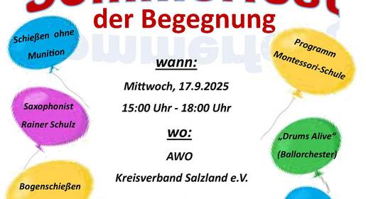 Sommerfest der Begnung Schönebecker Inklusionsnetzwerk