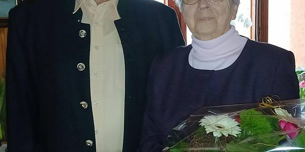 Irmgard und Lutz Scarbatha feierten Diamantene Hochzeit.