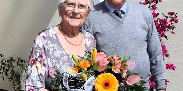 Erna und Dieter Körner feierten Gnadenhochzeit. © Stadt Schönebeck (Elbe) Erna und Dieter Körner feierten Gnadenhochzeit.