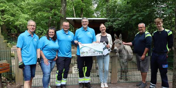 Cargill unterstützt erneut den Tierpark © Stadt Schönebeck (Elbe) Tierpatenschaft und Arbeitseinsatz