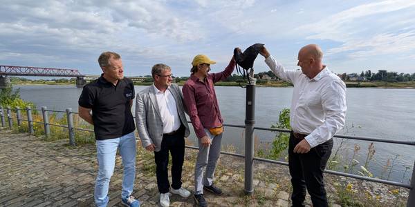 Erste historische Miniskulptur am Elbufer wird eingeweiht © Stadt Schönebeck (Elbe) Bürgerbudget