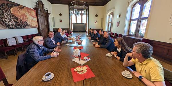 Empfang im Rathaus © Stadt Schönebeck (Elbe) Städtepartnerschaftsverein: Schönebeck verbindet