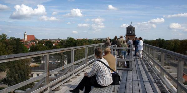 Gästeführung auf dem Gradierwerk