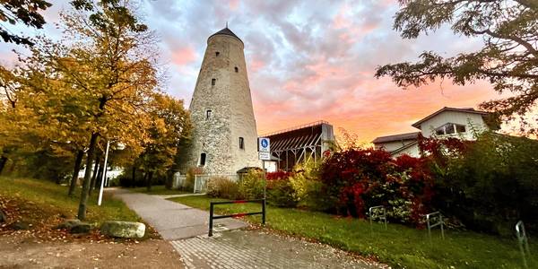 Kunsthof an einem herbstlichen Morgen