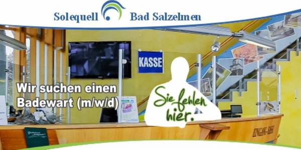 Stellenausschreibung Badewart