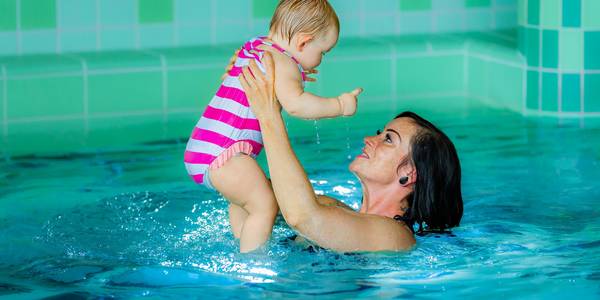 Babyschwimmen im SOLEPARK