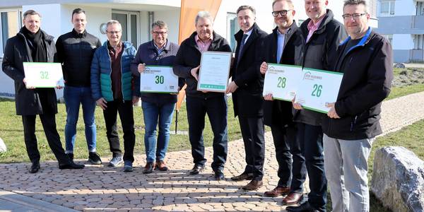 Grüne Hausnummer