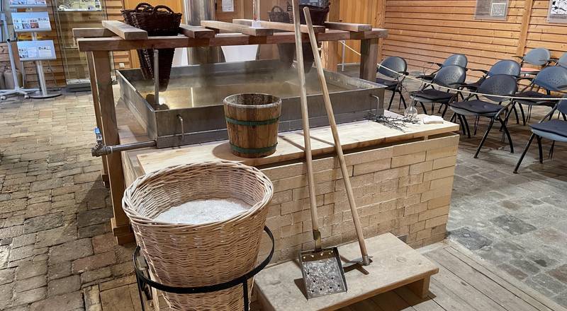 Siedepfanne im Kunsthof