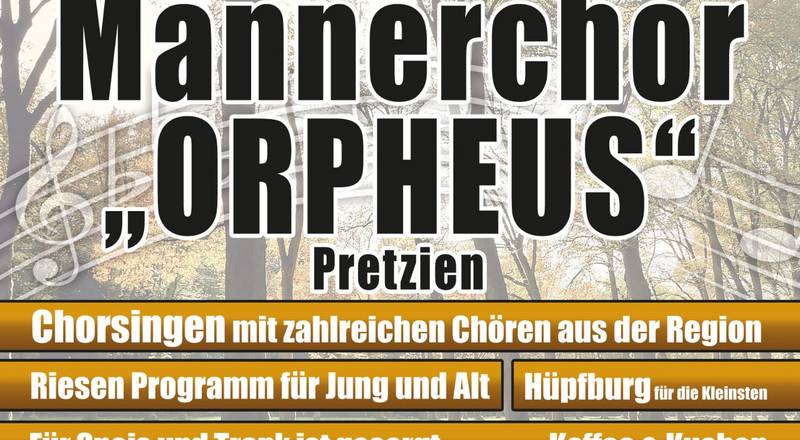 140 Jahre Männerchor "ORPHEUS" Pretzien