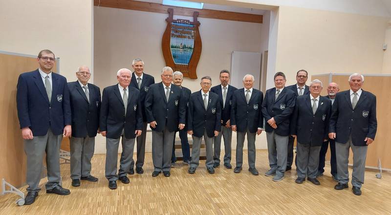 Männerchor Pretzien. Die Männer des Männerchors "Orpheus" Pretzien.