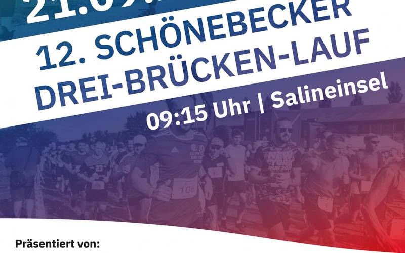 Drei-Brücken-Lauf 2025 Plakat