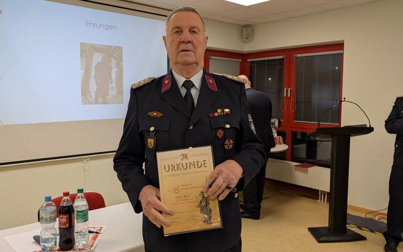 60 Jahre Mitarbeit im Brandschutz
